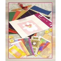 Colored and patterned paper gift bags 