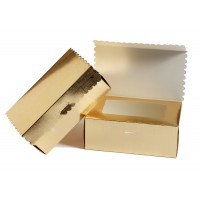 Gold Paper Box + Open Window + cover 