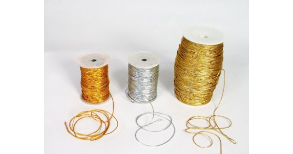 Gold or silver thread