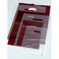Plastic Carrying Bags - 'Dalia' - Transparent and Plain Matt colors