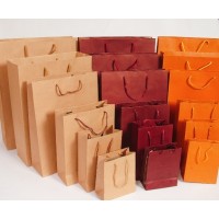 Recycled cardboard ropes handles Bags - Plain